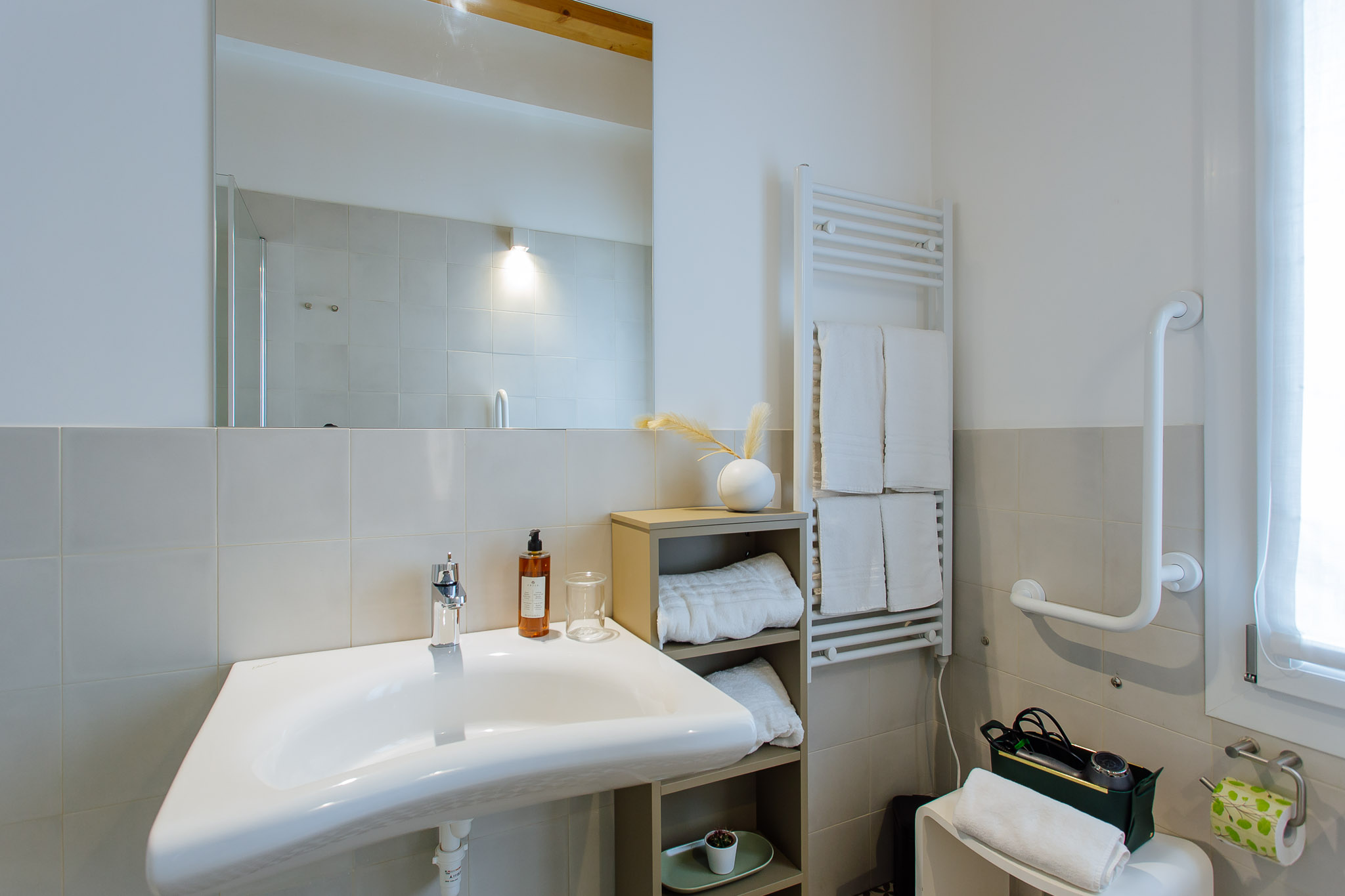 Dettaglio del letto della Room 1