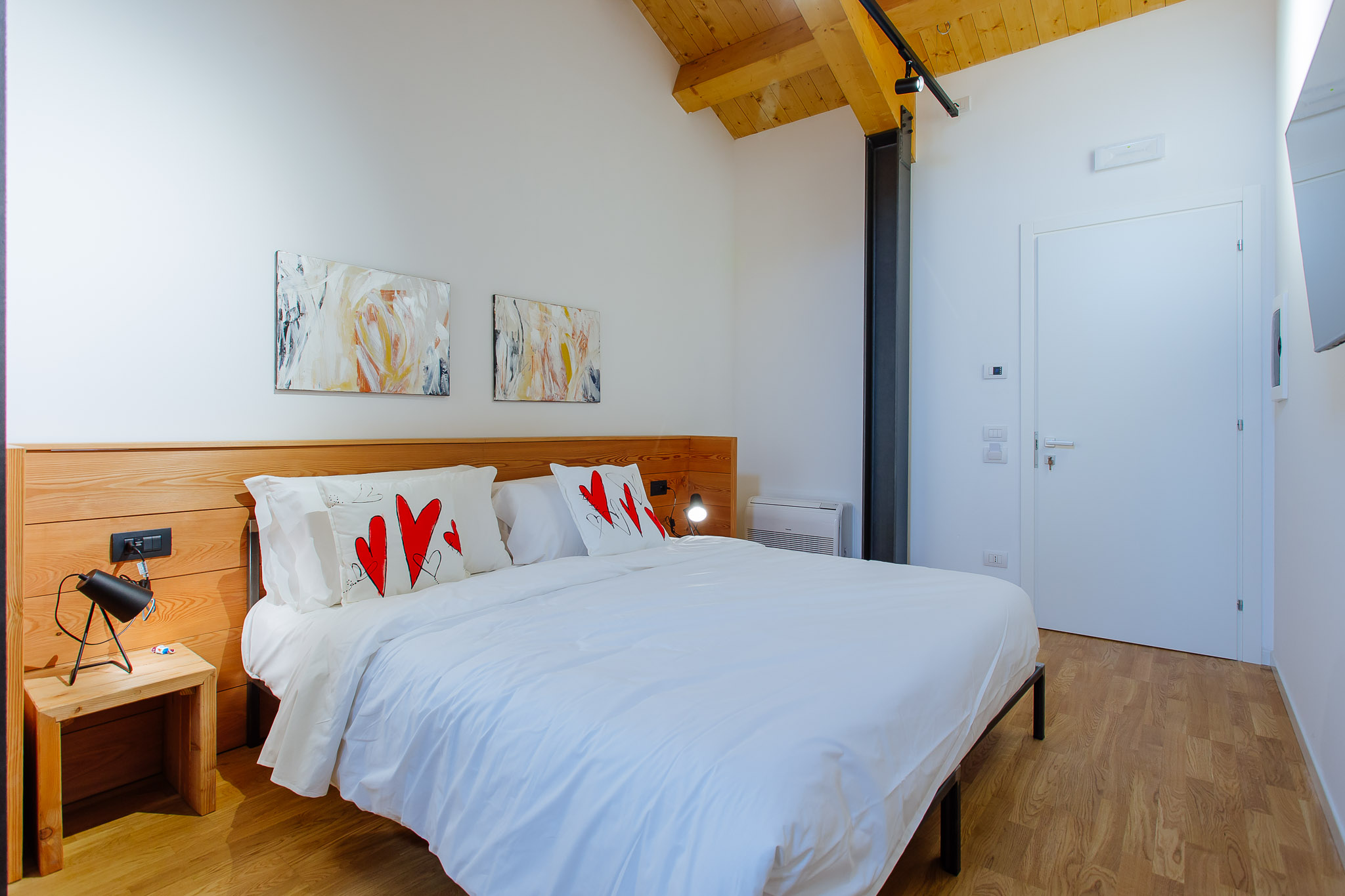 Dettaglio del letto della Room 4