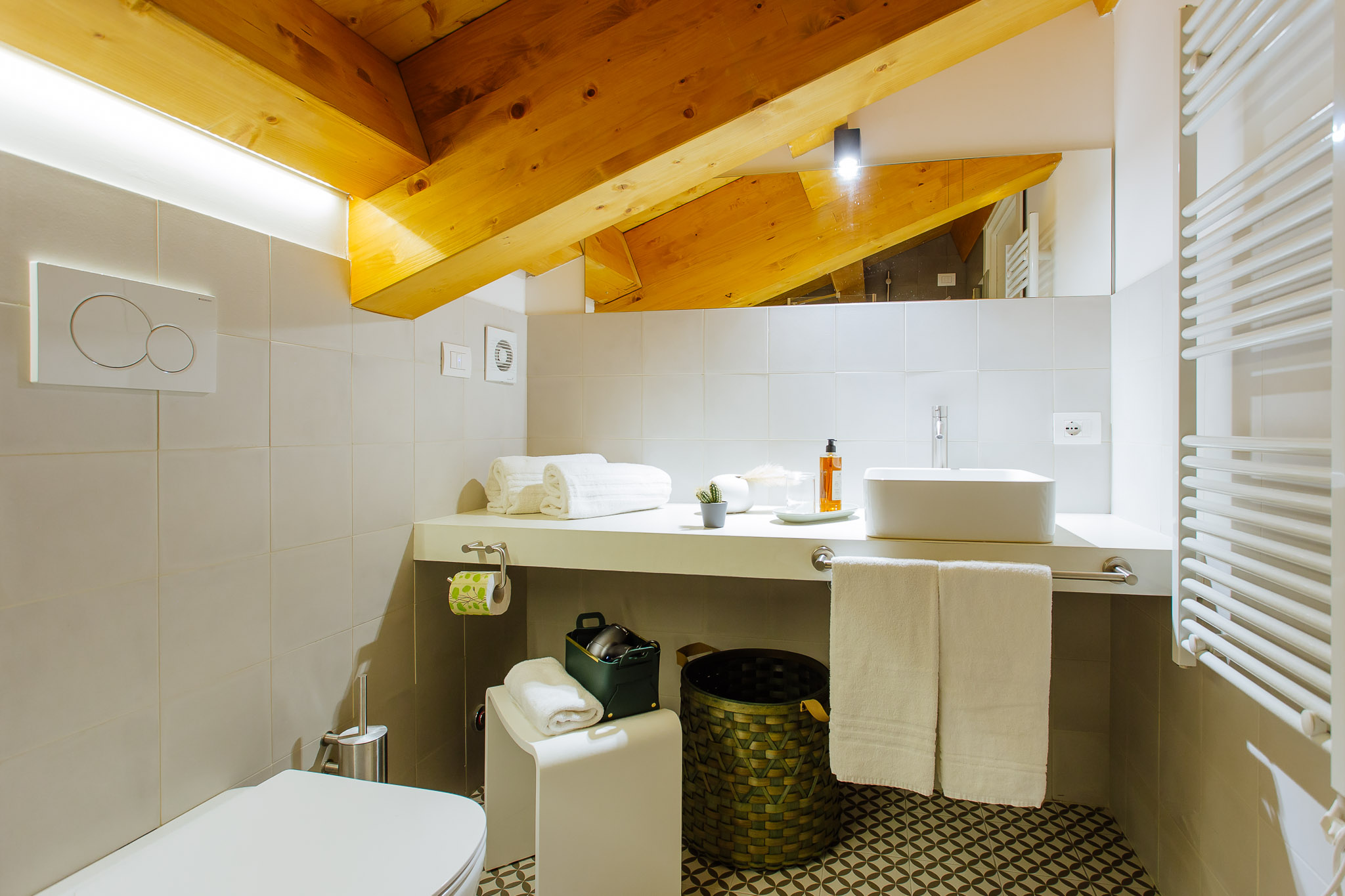 Dettaglio del letto della Room 4