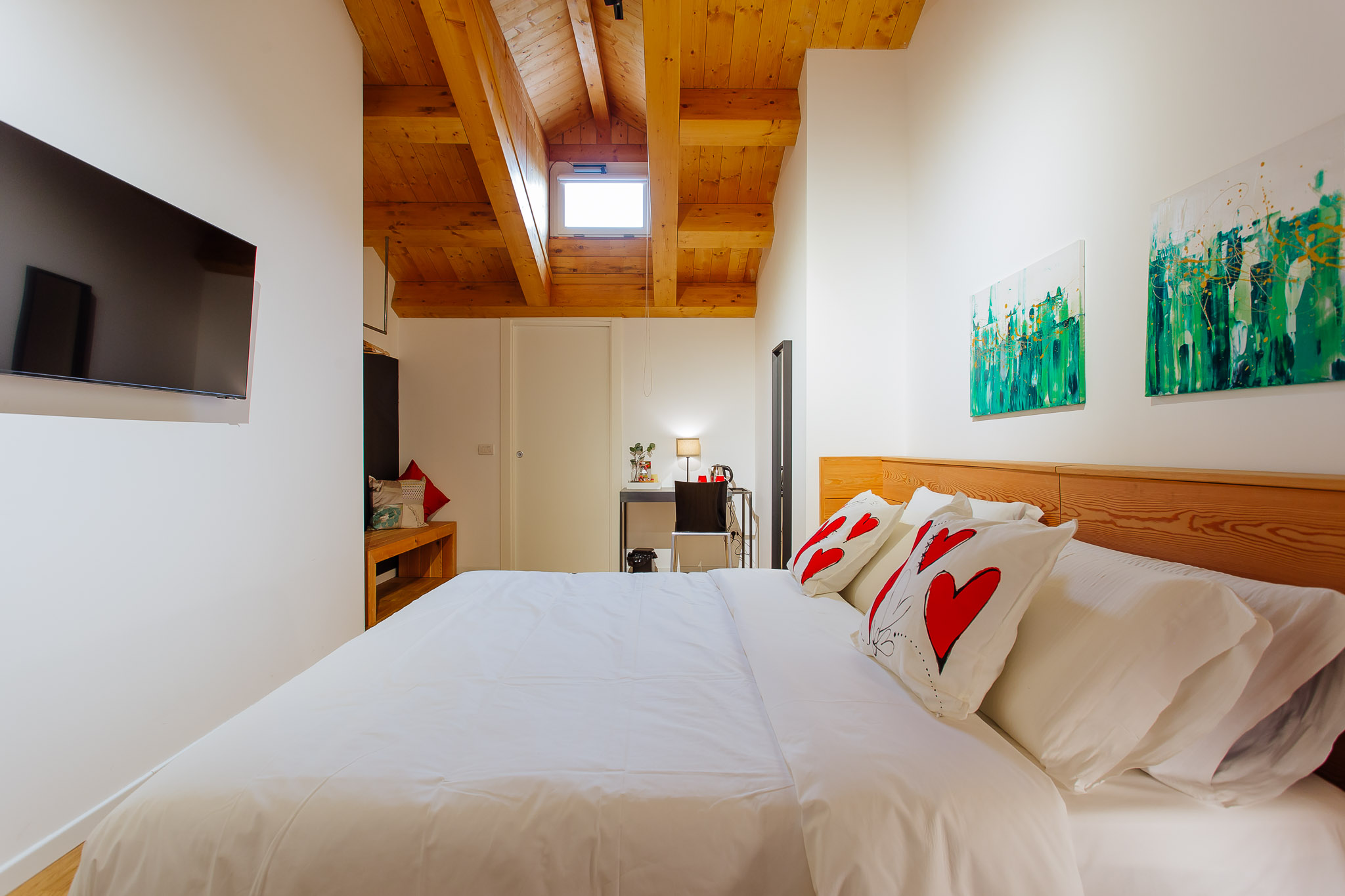 Dettaglio del letto della Room 5